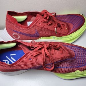 Nike Red and Green Running Shoes